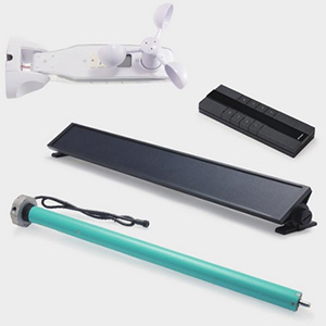 電源工事不要のソーラー電動ユニット「ソルエレ（SolEle）」