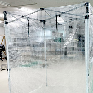 折り畳み式小型ビニールブース「MINI」