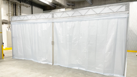安定した塗装環境を整える、オーダーメイドの飛散防止ブース