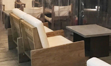 現場の休憩スペース