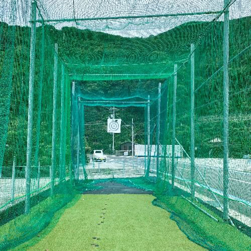 愛媛県西予市のゴルフネットの施工・製作事例