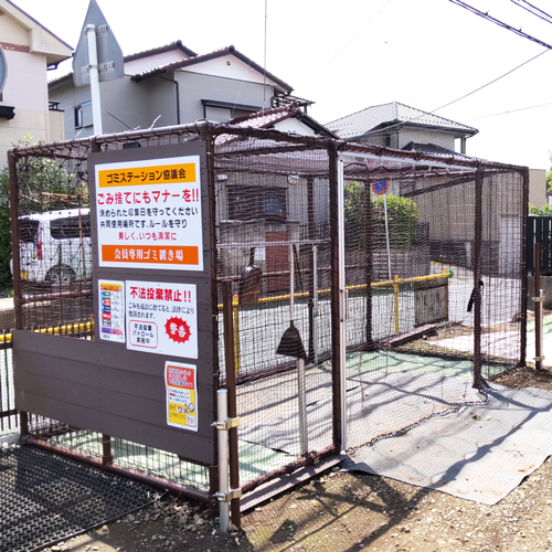 千葉県千葉市の飛散防止用ネットの施工・製作事例