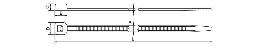 ガルバロックの寸法図