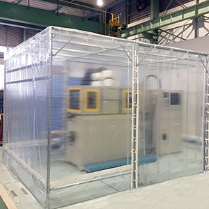 パイプ組立式 間仕切りブース「Easy」